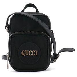 GUCCI - Borsa a spalla mini Gucci Off The Grid in tela monogrammata nera Nero