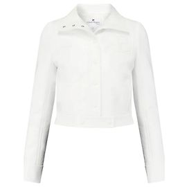 Courreges COURRÈGES - Courrèges Reissue Jacket in White Vinyl (Size 36) White