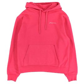 JACQUEMUS - El sudadera bordada Jacquemus en algodón rosa (XL) Rosa