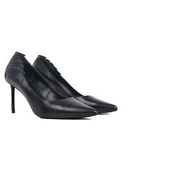 CELINE - Céline black leather pumps (size 37) Black
