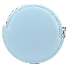 Jacquemus-JACQUEMUS - Jacquemus Le Petit Rond coin purse in pastel blue leather-Other