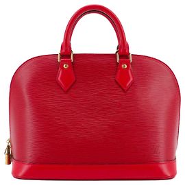 LOUIS VUITTON - Louis Vuitton Alma PM handbag in red epi leather Red