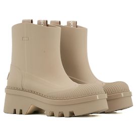 CHLOÉ - Botas de lluvia Chloé Raina en goma beige (talla 38) Beige