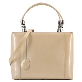 DIOR - Bolsa de ombro Lady Perla Dior em couro sintético bege Bege