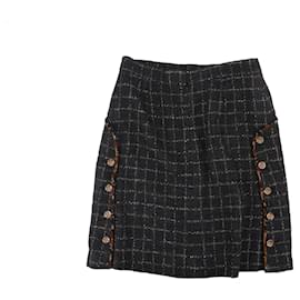 【CHANEL】cotton-blend boucle tweed mini skirt【新品同様】 Chanel Boucle Tweed Mini Skirt, Skirts - Designer Exchange
