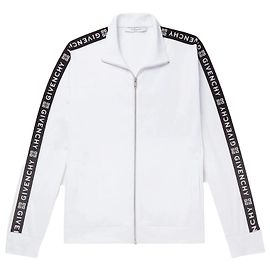 GIVENCHY - Jaqueta de algodão com logo Givenchy (XL) Branco