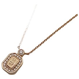 Collar de Oro Rosa Harry Winston Dorado