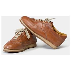 Hermès HERMES Brown Leather Shoes - 102214 Brown
