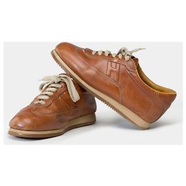Hermès Scarpa HERMES in Pelle Marrone - 102214 Marrone