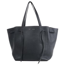 Céline Borsa a spalla in pelle Celine Cabas Phantom Small nera Nero
