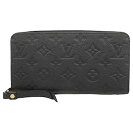 Louis Vuitton-Louis Vuitton Monogram Empreinte Zippy Wallet-Black