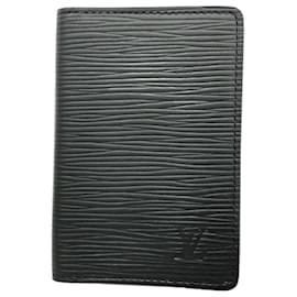 Louis Vuitton-Louis Vuitton Epi Organizer de Poche Card Case-Black
