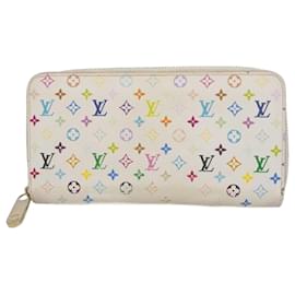 Louis Vuitton-Louis Vuitton Monogram Multicolore Zippy Wallet-Pink,White