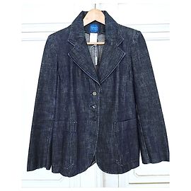 KENZO VESTE JACKET  BASIC TRENDY DENIM  T 42/44 Blue