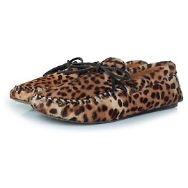 Isabel Marant Étoile, mocassins Fitza en léopard Marron