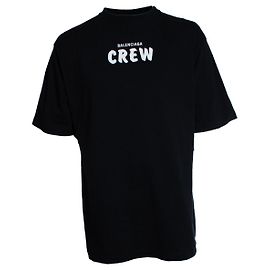 Balenciaga, T-shirt Crew 2020 Nero