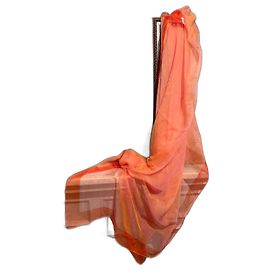 Hermès Silk Muslin Scarf Orange Orange