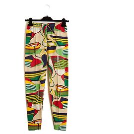 Leggings Hermès FR38 Thalassa de Jersey de Algodón Talla M Internacional US28 Hermes Multicolor