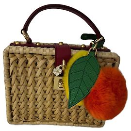 Bolsa de mão Dolce & Gabbana em pele bege Bege