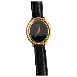 Orologio Chopard Oro Giallo 18 ct Quadrante Nero Nero
