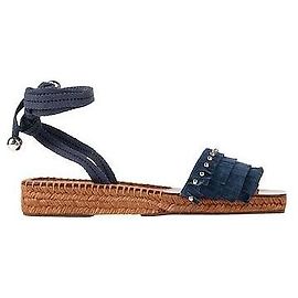 JIMMY CHOO Aisha 30 In Denim/silver Dark blue Silver hardware