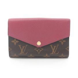 Portefeuille Compact Bifold Pallas de Louis Vuitton Marron Rose