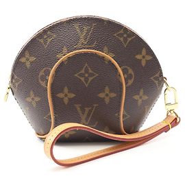 Pochette Mini Ellipse Louis Vuitton Marron