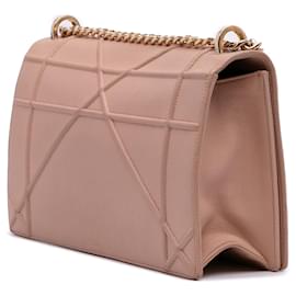 Dior-Dior Pink Medium Grained Calfskin Diorama Flap-Pink