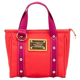 Louis Vuitton Vermelho Antigua Cabas PM Vermelho
