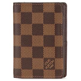 Louis Vuitton-Louis Vuitton Organizer de Poche Damier Card Case-Brown