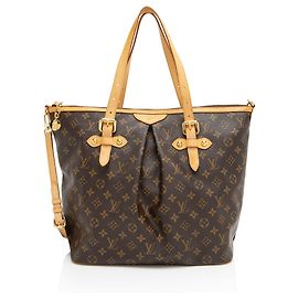 Louis Vuitton Monogram Canvas Palermo GM Tote Braun