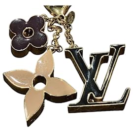 Louis Vuitton-Louis Vuitton Fleur de Monogram Monogram Key Holder-Brown