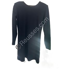 Vintage schwarzes Kleid Yves Saint Laurent - 100% Wolle - Größe 38 Andere