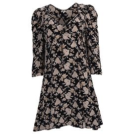 Abito Mini Stampato Floreale Juree Loveshackfancy in Seta Multicolore Multicolore
