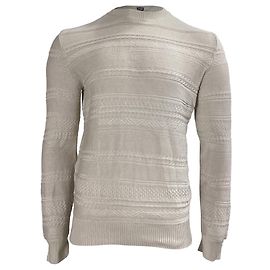 Apc Pull en coton crème A.P.C. tricoté Blanc Écru