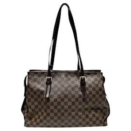 Louis Vuitton-Louis Vuitton Chelsea Damier Shoulder Bag-Brown