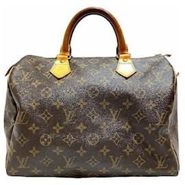 Louis Vuitton-Louis Vuitton Speedy 30 Monogram Handbag-Brown