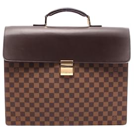 Louis Vuitton-Louis Vuitton Altona GM Damier Ebene Briefcase-Brown