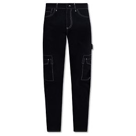 Pantalones Cargo de Denim Burberry Negro