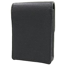 Chanel-Chanel Leather Cigarette Case A13511-Black