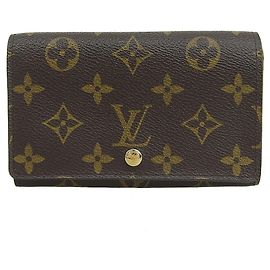 Louis Vuitton Monogram Wallet M61730 Brown