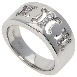 Céline Celine Triomphe Diamantring aus 18K Weißgold Andere