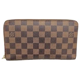 Louis Vuitton-Louis Vuitton Damier Zippy Organizer Long Wallet-Damier ebene