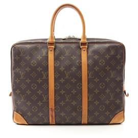 Louis Vuitton-Louis Vuitton Porte-Document Voyage Monogram Briefcase-Brown,Monogram