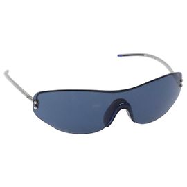 Gafas de sol LV Cup LOUIS VUITTON de plástico azul M80591 Auth BA3714 Azul
