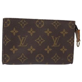 LOUIS VUITTON Monogram Bucket PM Accessory Pouch LV Auth SW1044 Monogram