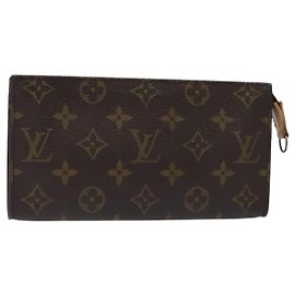 LOUIS VUITTON Bolsa de Accesorios Monogram Bucket GM Auth SW1046 Monograma