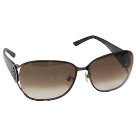 Gafas de sol LOEWE de plástico marrón Auth bs27533 Castaño