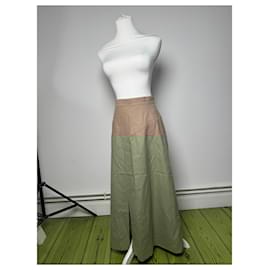 Givenchy-Vintage Givenchy Wool Skirt M Brown-Brown