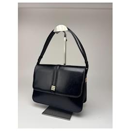 Givenchy-Vintage Givenchy 4G leather bag black-Black